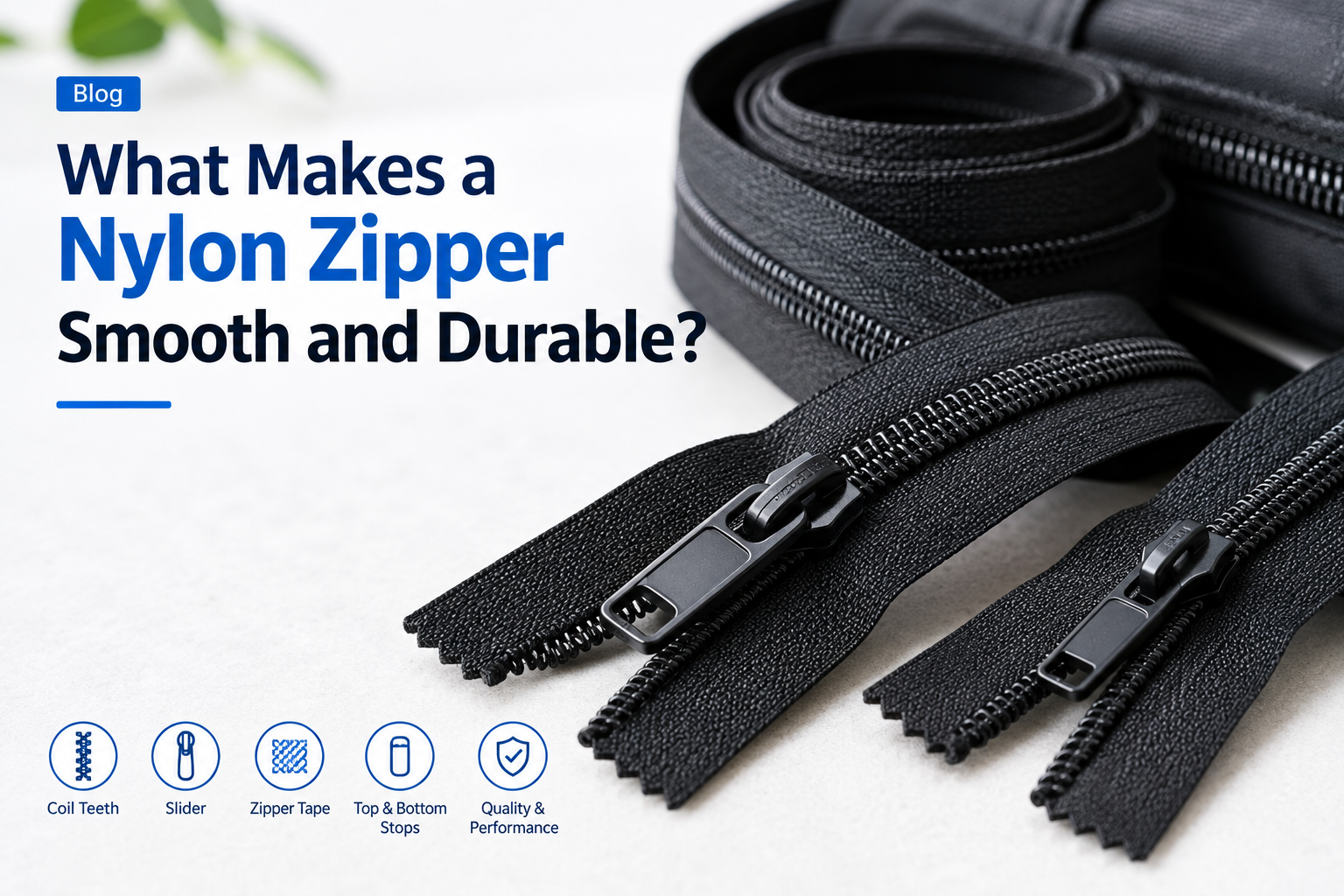 What Makes a Nylon Zipper Smooth and Durable?